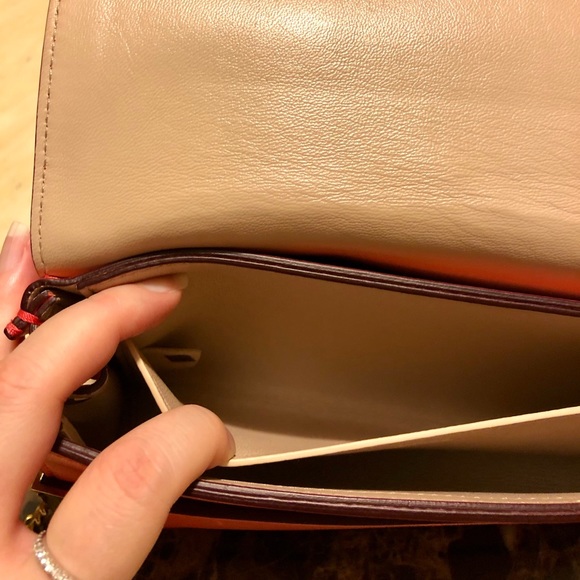 ✨SOLD✨Like New Auth Chloe Lambskin 3 Ways Chain-Link Bag - Picture 5 of 15